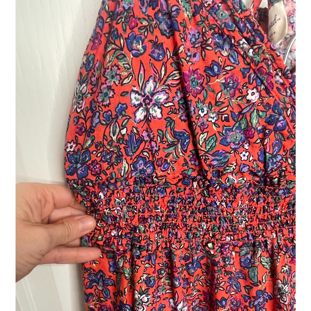Universal Thread Women's Floral Maxi Strappy Sundress Sz M Cottagecore Boho - Picture 4 of 10